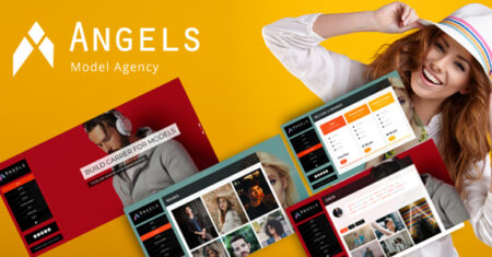 Anjo – Tema WordPress CMS da agência de modelos de moda