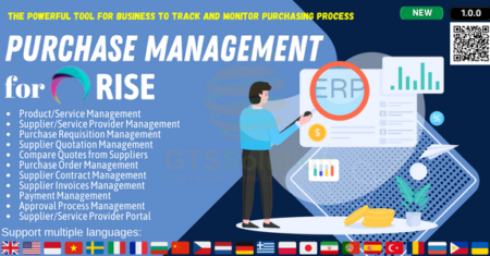 Plugin de gerenciamento de compras para RISE CRM