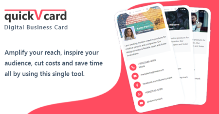 QuickVCard – Script PHP SaaS de Cartão de Visita Digital