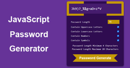 Gerador de Senha JavaScript