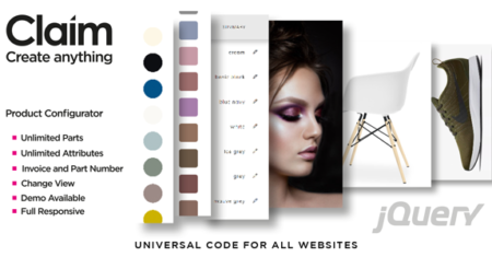 Reivindicação – Configurador Visual de Produto Multifuncional JQuery