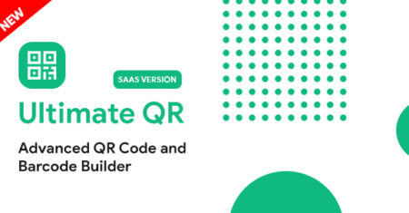 UltimateQR – Código QR avançado + Gerador de código de barras |  SAAS |  Script PHP