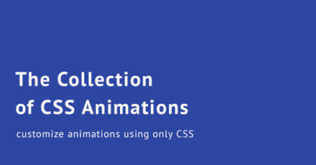 A coleção de animações CSS