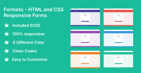 Formeto – Formulários Responsivos HTML e CSS