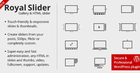 RoyalSlider – Controle deslizante de conteúdo de toque para WordPress