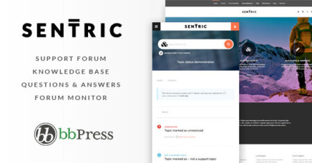 Sentric |  Tema WordPress do Fórum de Suporte