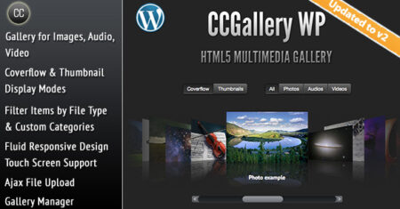 CCGallery WP – Plugin WordPress para Galeria Multimídia