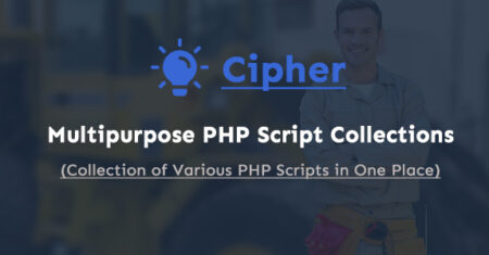 Cipher – Coleções de scripts PHP multifuncionais