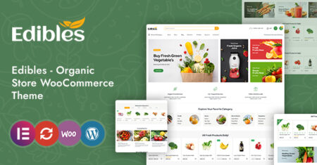 Comestíveis – Organic & Food Store Elementor WooCommerce Theme