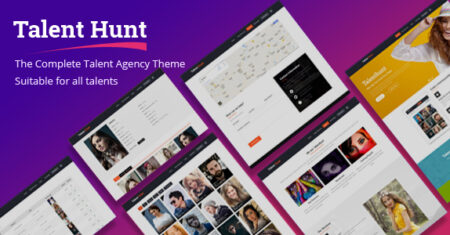 Talent Hunt – Tema WordPress CMS de gerenciamento de modelos