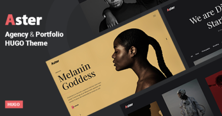 Aster – Creative Agency Portfolio Hugo Theme