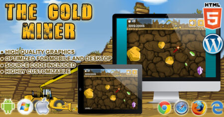 Mineiro de Ouro – Jogo HTML5