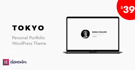 Tóquio – Tema WordPress de Portfólio Pessoal