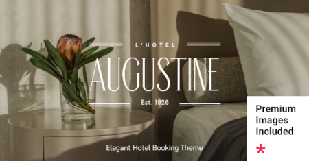 Augustine – Tema de reserva de hotel