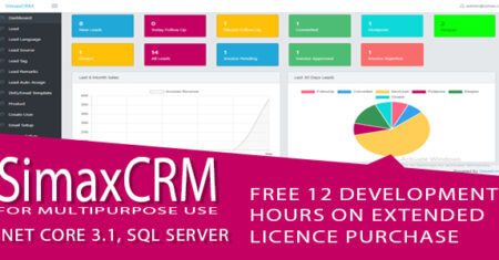 Simax CRM – CRM multiuso em Dot Net Core