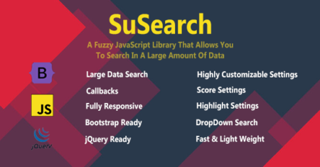 SuSearch – um plug-in de pesquisa fuzzy JavaScript