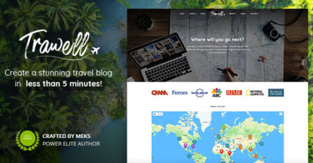 Trawell – Tema WordPress para blog de viagens