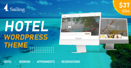 Vela |  Tema WordPress para Hotel