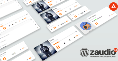 zAudio para WordPress – Reprodutor de áudio HTML5 JavaScript