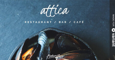 Attica – Modelo de Restaurante com Construtor de Páginas