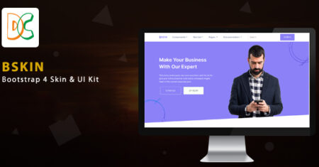 BSKIN – Bootstrap 4 e 5 Skin & Kit de IU