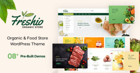 Freshio – Tema WordPress para Loja de Alimentos e Orgânicos