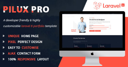Pilux Pro – script php de portfólio criativo