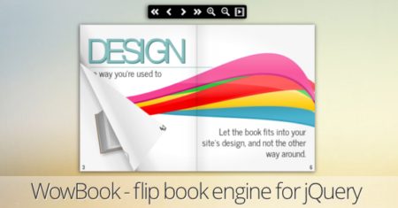 WowBook, um plug-in jQuery para flipbook