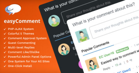 easyComment – ​​Script de comentário PHP