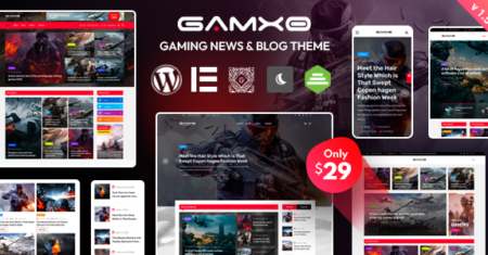 Gamxo – Tema de Blog e Notícias de Jogos WordPress