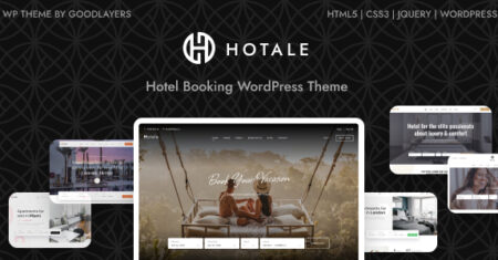 Hotale – Reserva de Hotel WordPress