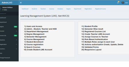 Sistema de Gerenciamento de Aprendizagem (LMS) .Net MVC5