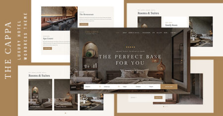 THE CAPPA – Tema WordPress de Hotel de Luxo