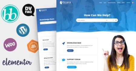 Tessera – Base de Conhecimento e Fórum de Suporte Tema WordPress