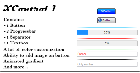 XControl 1, controle personalizado .Net