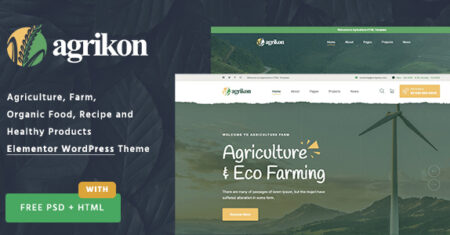 Agrikon – Organic Food & Agriculture WooCommerce Theme