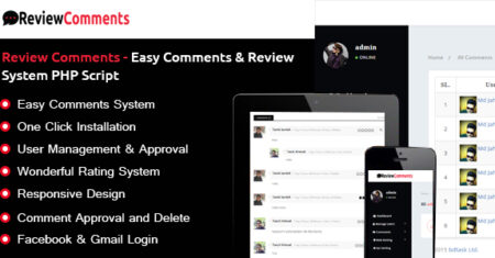 Comentários de Review – Comentários fáceis e sistema de Review PHP Script