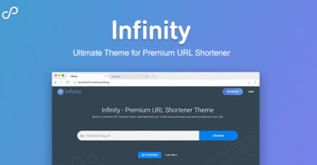 Infinity – Tema encurtador de URL premium