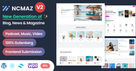 Ncmaz – Tema WordPress de Revista de Blog e Notícias