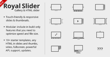 RoyalSlider – Galeria de imagens jQuery habilitada para toque