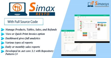 Simax Resto – Sistema de Faturamento de Restaurantes em Dot Net Core