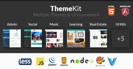 ThemeKit – Kit de Tema Admin Bootstrap