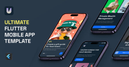 Utilmate – modelo de aplicativo móvel Flutter