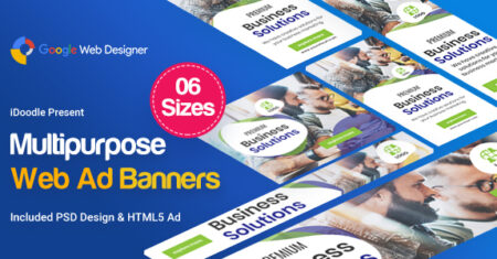 Banners multiuso HTML5 D26 – GWD e PSD