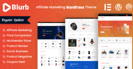 Blurb – Tema WordPress de Marketing de Afiliados