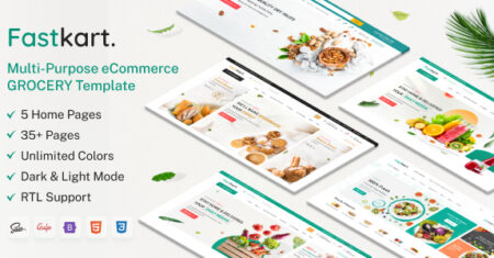Fastkart – modelo HTML de comércio eletrônico multiuso