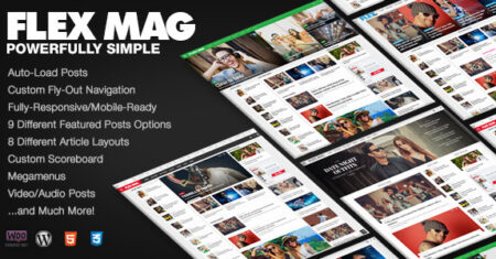 Flex Mag – Tema de notícias WordPress responsivo