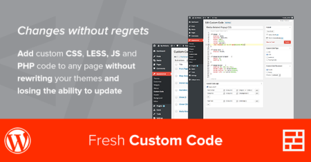 Novo Código Personalizado – CSS/JS/PHP – Plugin WordPress