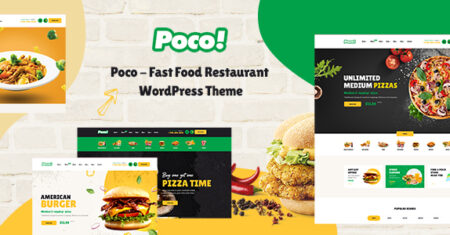 Poco – Tema WordPress para Restaurante Fast Food