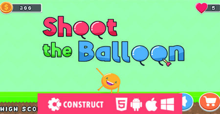 Atire no balão – jogo para celular em HTML5